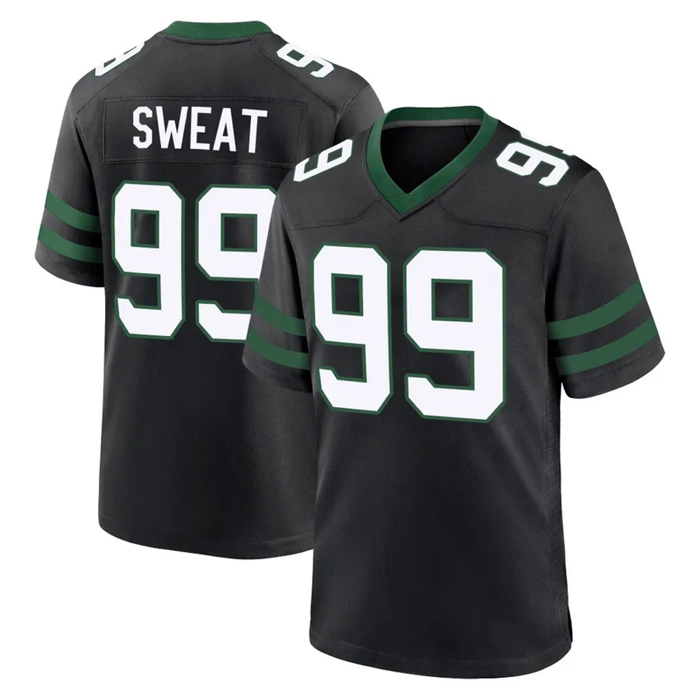 Punc NY.Jets #99 T'Vondre Sweat Player Black Legacy Home Game Stitched Jerseys