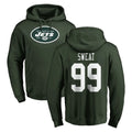 Punc NY.Jets #99 T'Vondre Sweat Player Green LOGO Pullover Hoodies Limited Game Stitched Jerseys