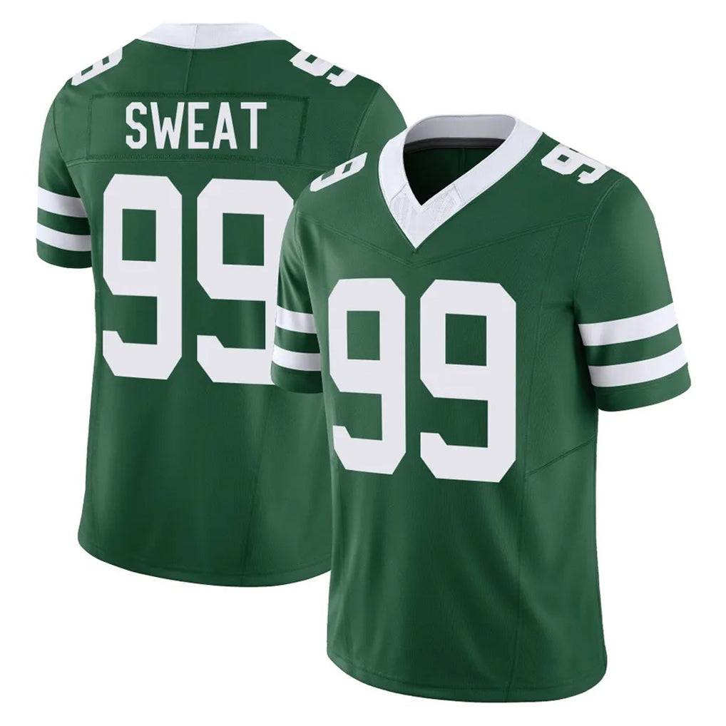 Punc NY.Jets #99 T'Vondre Sweat Player Green Legacy Limited Vapor F.U.S.E. Home Game Stitched Jerseys