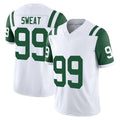 Punc NY.Jets #99 T'Vondre Sweat Player White Limited Classic Vapor F.U.S.E. Home Game Stitched Jerseys