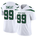 Punc NY.Jets #99 T'Vondre Sweat Player White Limited Vapor F.U.S.E. Home Game Stitched Jerseys