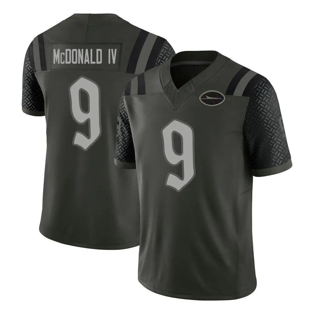 Punc NY.Jets #9 Will McDonald IV Player Green Limited 2025 Rivalries Collection Home Game Stitched Jerseys