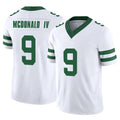 Punc NY.Jets #9 Will McDonald IV Player White Legacy Limited Vapor F.U.S.E. Home Game Stitched Jerseys