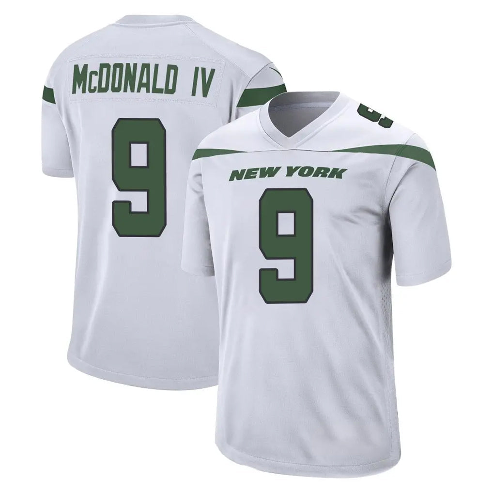Punc NY.Jets #9 Will McDonald IV Player White Spotlight Home Game Stitched Jerseys