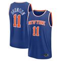 Punc NY.Knicks #11 Jalen Brunson  Blue Fast Break Replica Player Jerseys - Icon Edition