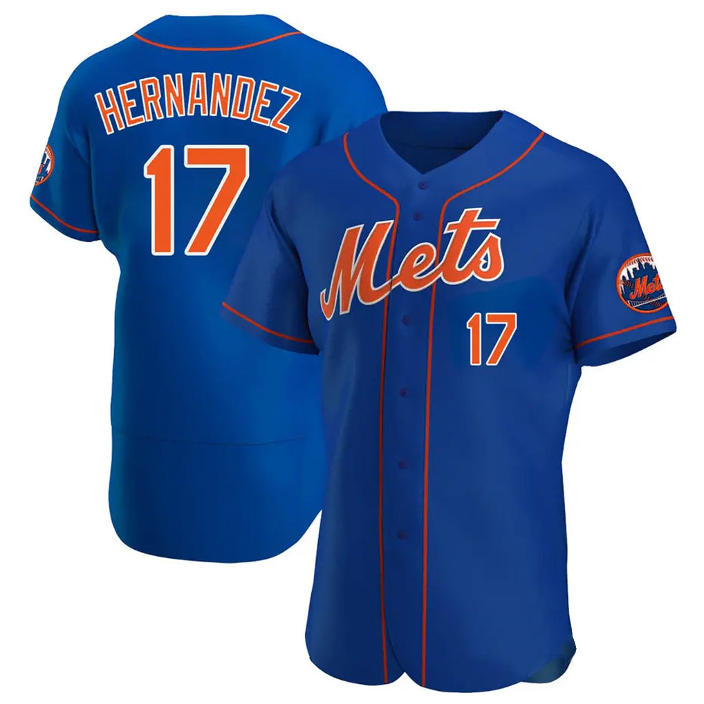 Punc NY.Mets #17 Keith Hernandez Player Royal Limited Elite Home Stitched Jerseys