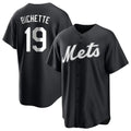 Punc NY.Mets #19 Bo Bichette Player Black Home Game Stitched Jerseys