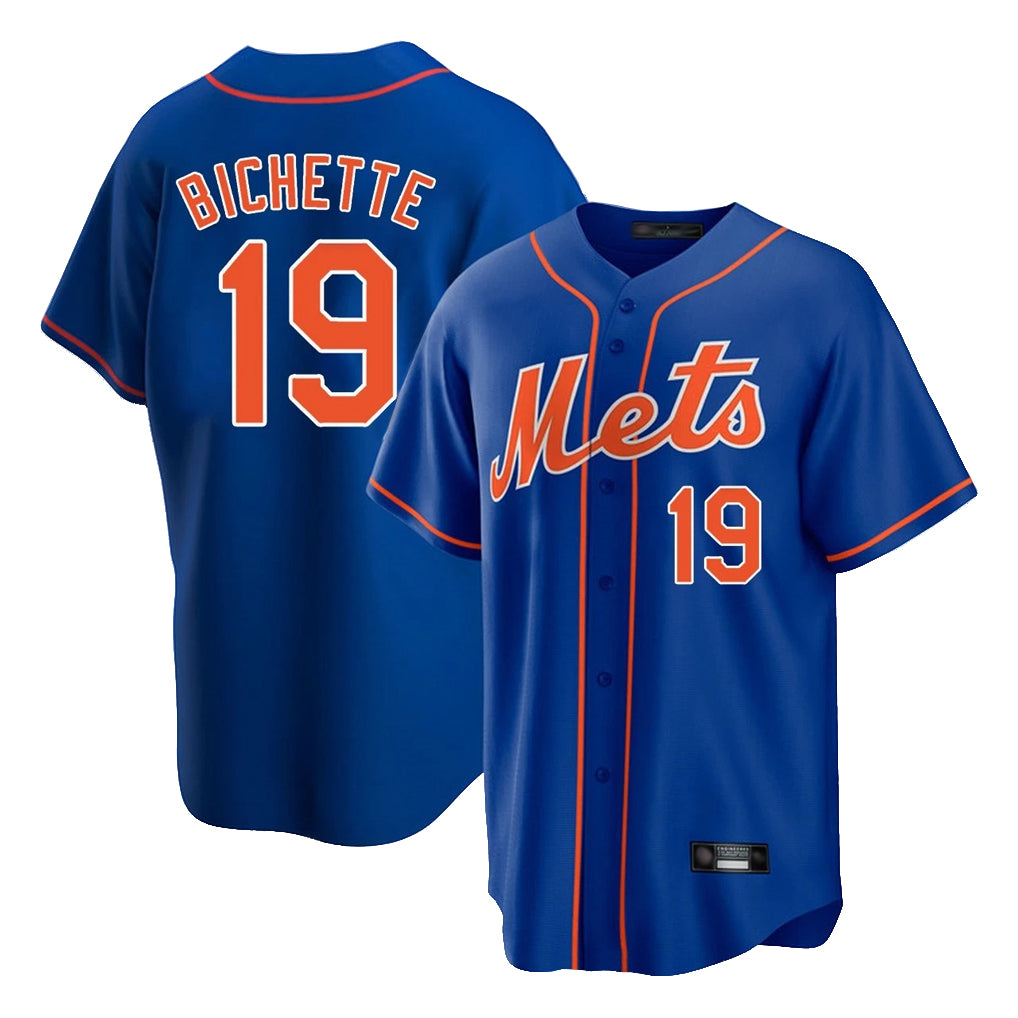 Punc NY.Mets #19 Bo Bichette Player Royal Home Game Stitched Jerseys