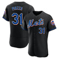 Punc NY.Mets #31 Mike Piazza Player Black Replica Home Limited Elite Stitched Jerseys