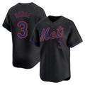 Punc NY.Mets #3 Carson Benge Player Black Alternate Home Limited Stitched Jerseys