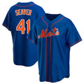 Punc NY.Mets #41 Tom Seaver Player Royal Home Game Stitched Jerseys
