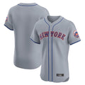 Punc NY.Mets Blank Player Gray Road Limited Elite Home Stitched Jerseys