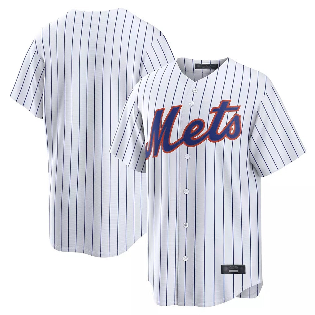Punc NY.Mets Blank Player White Home Limited Stitched Jerseys