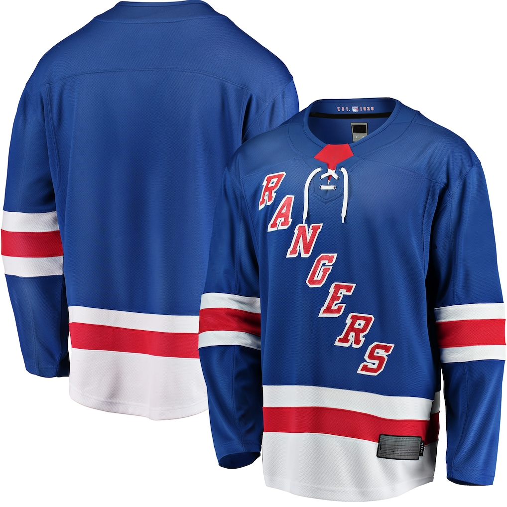 Punc NY.Rangers Blue Breakaway Home Jerseys
