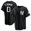 Punc NY.Yankees #0 Marcus Stroman Player Black Game Stitched Jerseys