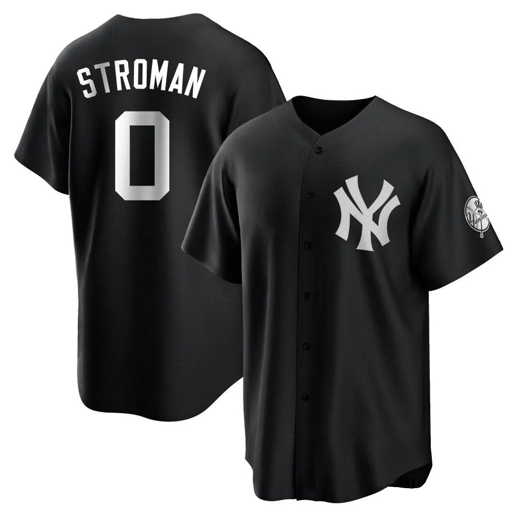 Punc NY.Yankees #0 Marcus Stroman Player Black Game Stitched Jerseys