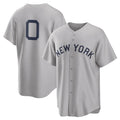 Punc NY.Yankees #0 Marcus Stroman Player Gray Field of Dreams Game Stitched Jerseys