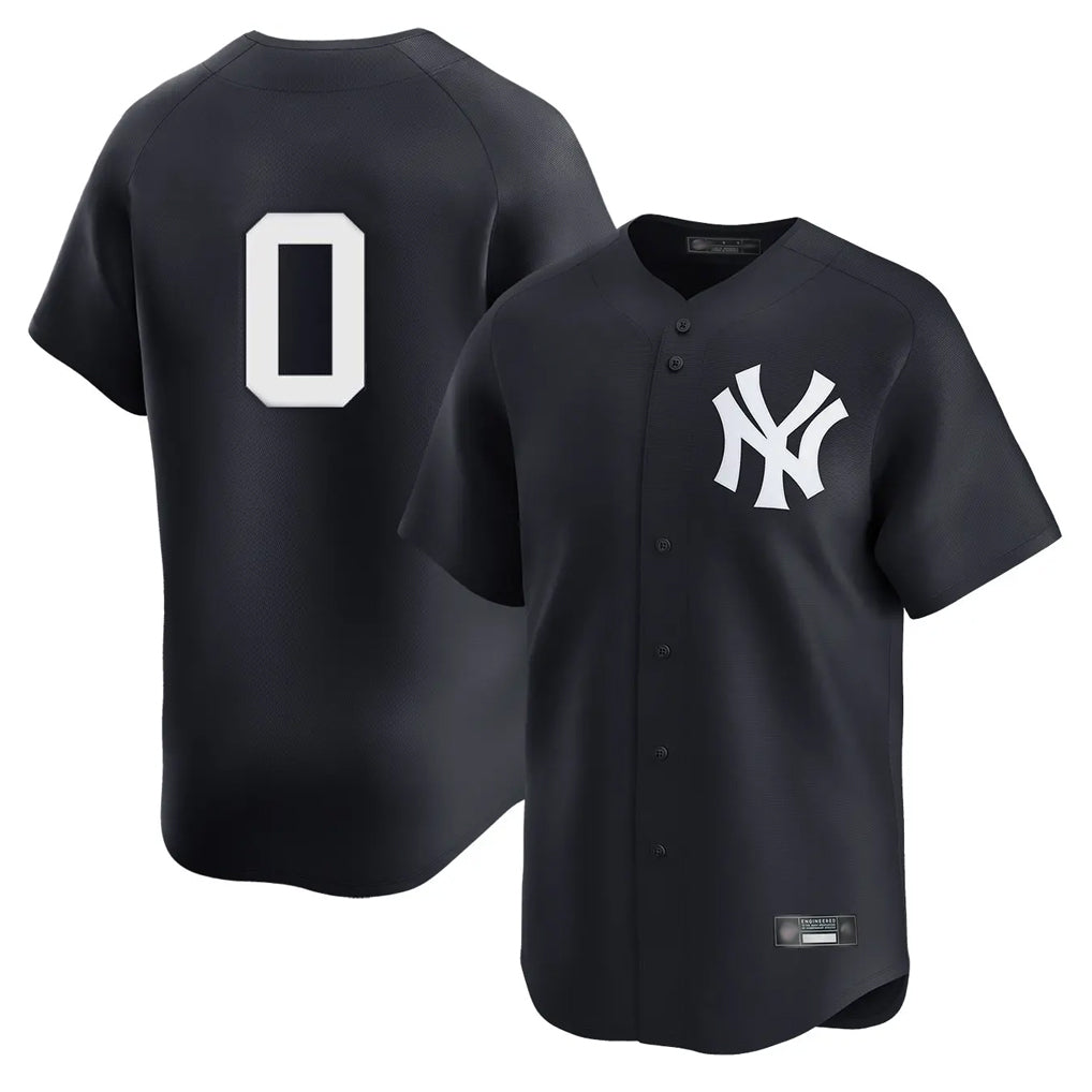 Punc NY.Yankees #0 Marcus Stroman Player Navy Alternate Limited Stitched Jerseys