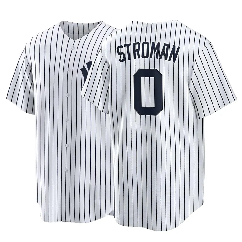 Punc NY.Yankees #0 Marcus Stroman Player White Game Home Stitched Jerseys