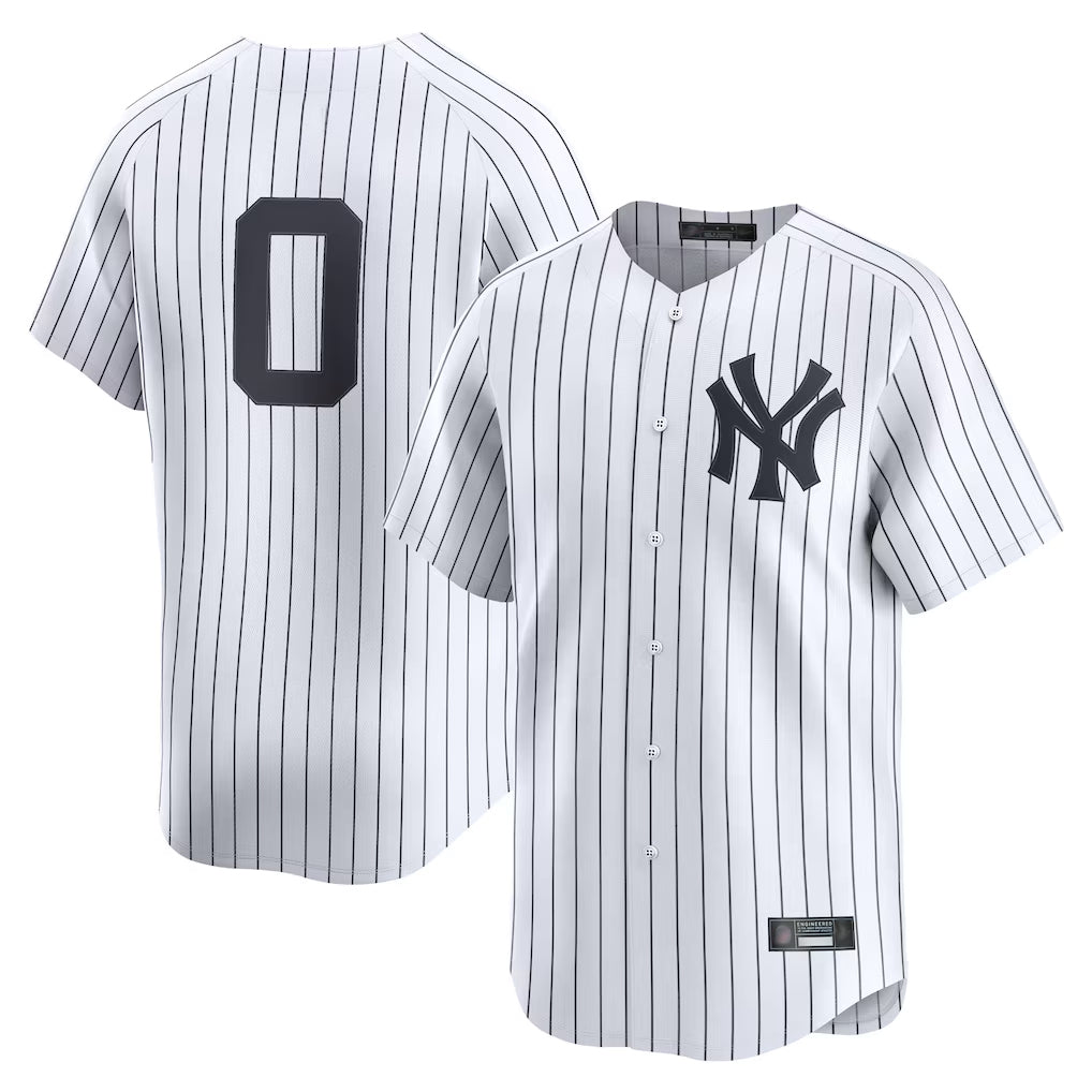 Punc NY.Yankees #0 Marcus Stroman Player White Limited Stitched Jerseys