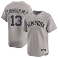 Punc NY.Yankees #13 Jazz Chisholm Jr Player Gray Limited Home Stitched Jerseys