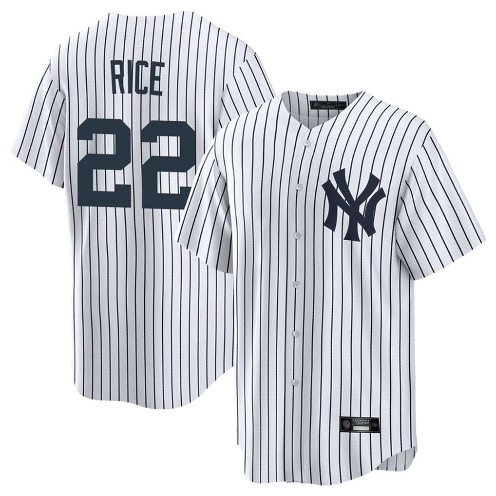 Punc NY.Yankees #22 Ben Rice Player White Game Home Stitched Jerseys