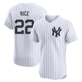 Punc NY.Yankees #22 Ben Rice Player White Limited Elite Home Stitched Jerseys