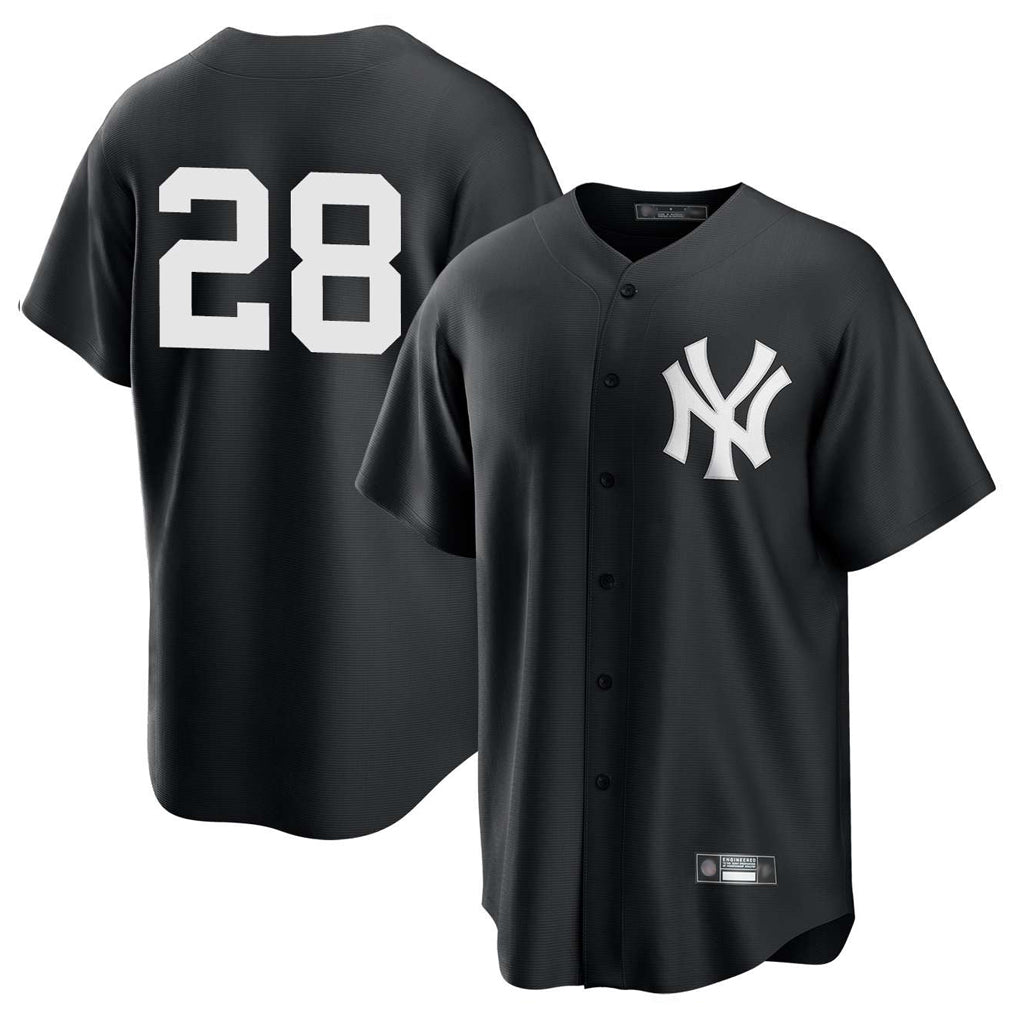 Punc NY.Yankees #28 Austin Wells Player Black Game Stitched Jerseys