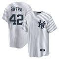 Punc NY.Yankees #42 Mariano Rivera Player White Game Home Stitched Jerseys