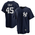 Punc NY.Yankees #45 Gerrit Cole Player Navy Game Home Stitched Jerseys