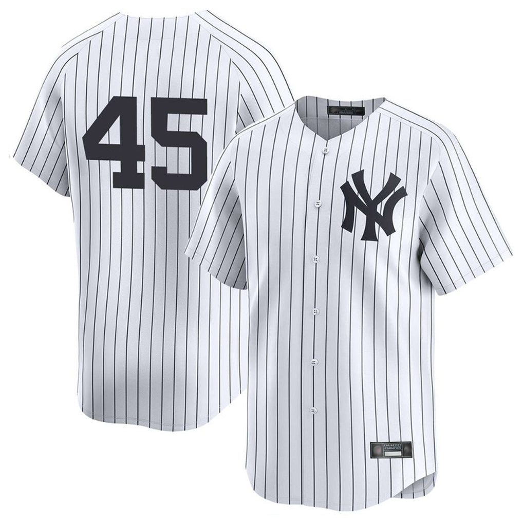 Punc NY.Yankees #45 Gerrit Cole Player White Limited Home Stitched Jerseys