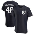 Punc NY.Yankees #48 Paul Goldschmidt Player Navy Limited Elite Home Stitched Jerseys