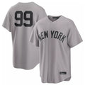 Punc NY.Yankees #99 Aaron Judge Player Gray Game Home Stitched Jerseys