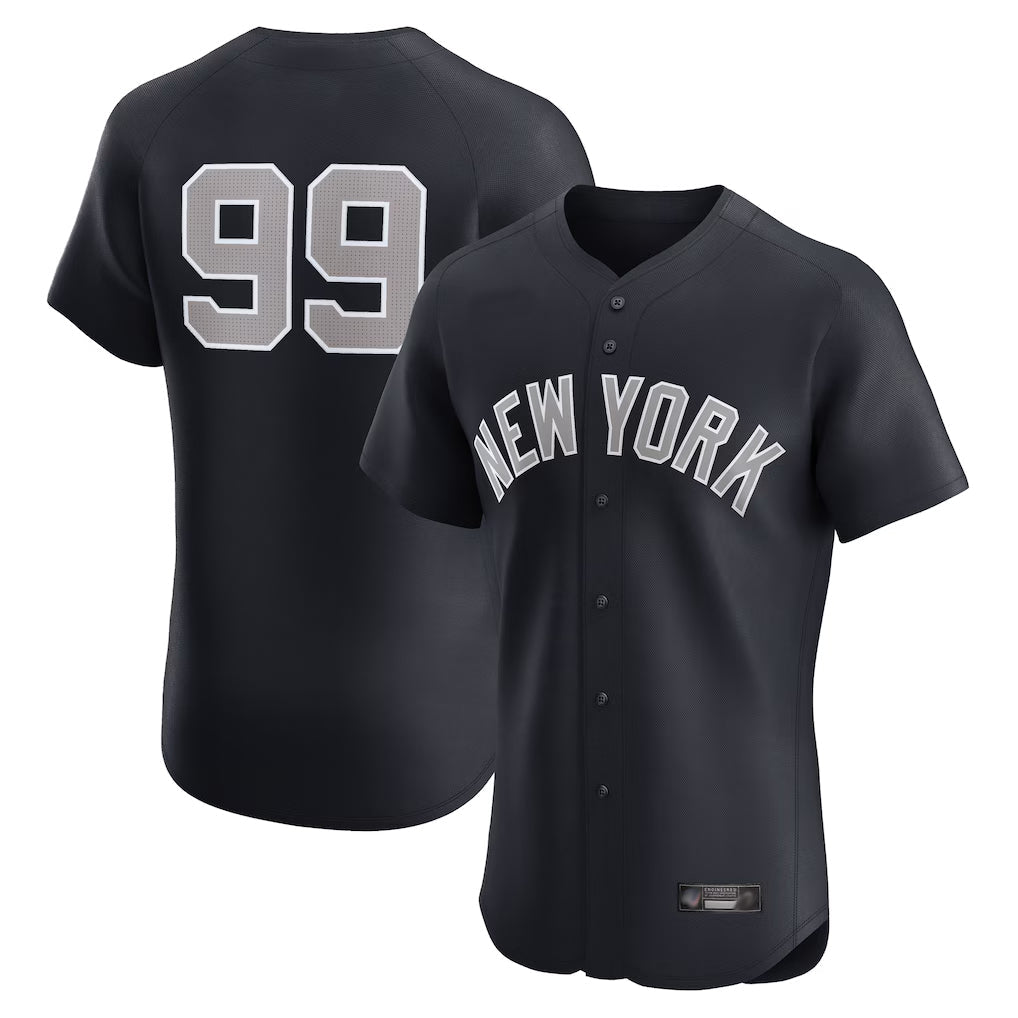 Punc NY.Yankees #99 Aaron Judge Player Navy  Home Limited Elite Game Stitched Jerseys