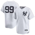 Punc NY.Yankees #99 Aaron Judge Player White Limited Home Stitched Jerseys