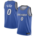 Punc O.Magic #0 Anthony Black Blue Swingman Player Jerseys - Icon Edition