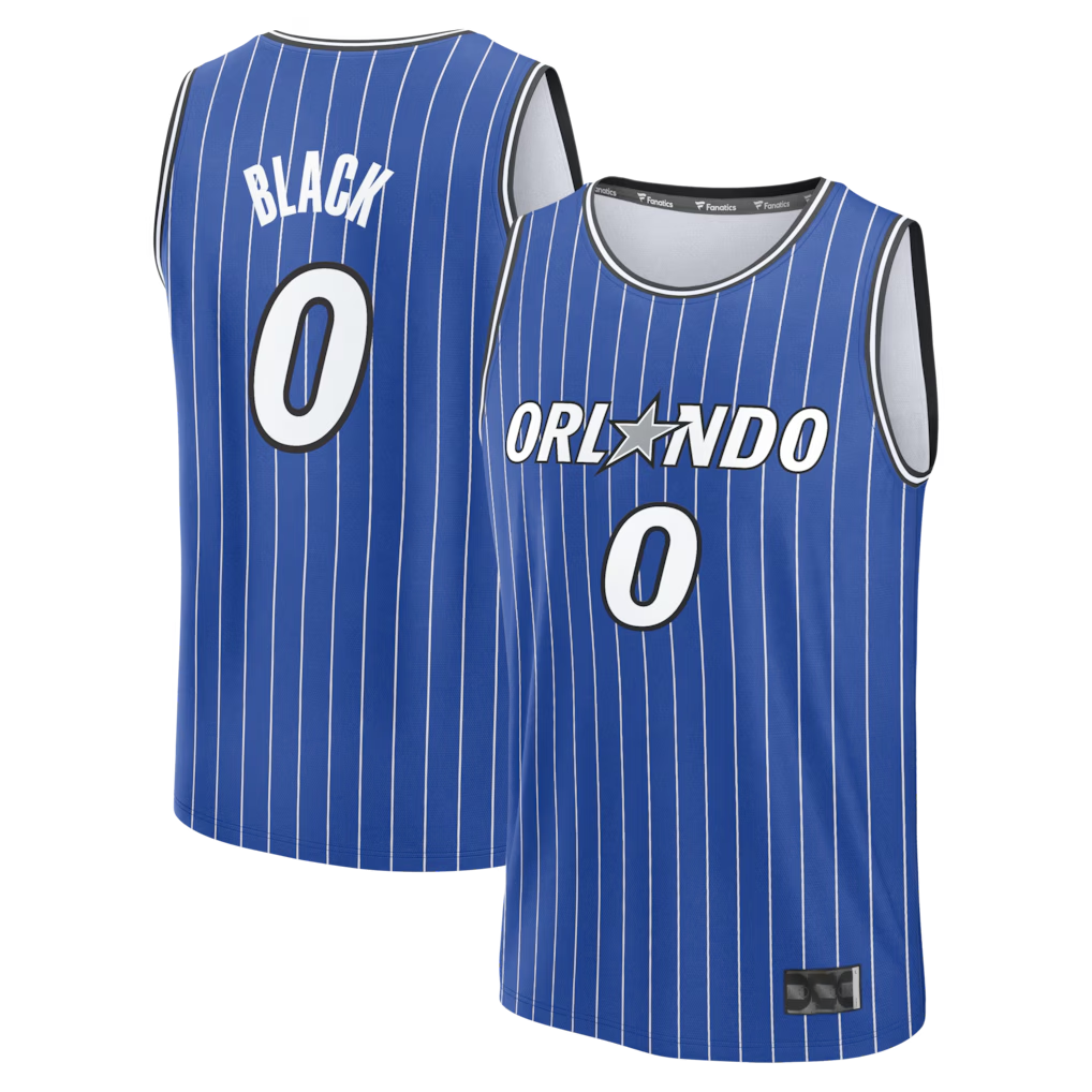 Punc O.Magic #0 Anthony Black Royal Fast Break Replica Jerseys - Icon Edition