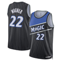 Punc O.Magic #22 Franz Wagner Black Swingman Jerseys - Statement Edition