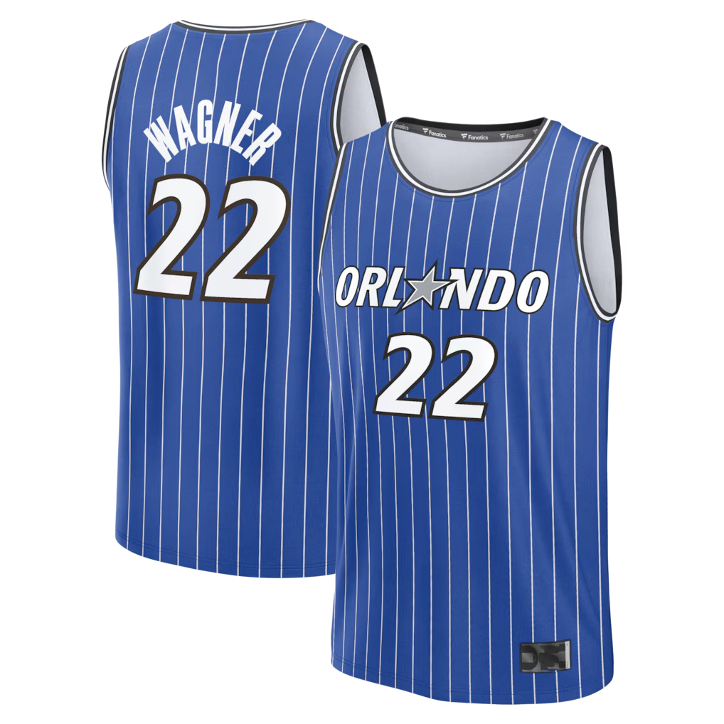 Punc O.Magic #22 Franz Wagner Blue Fast Break Replica Player Jerseys - Icon Edition