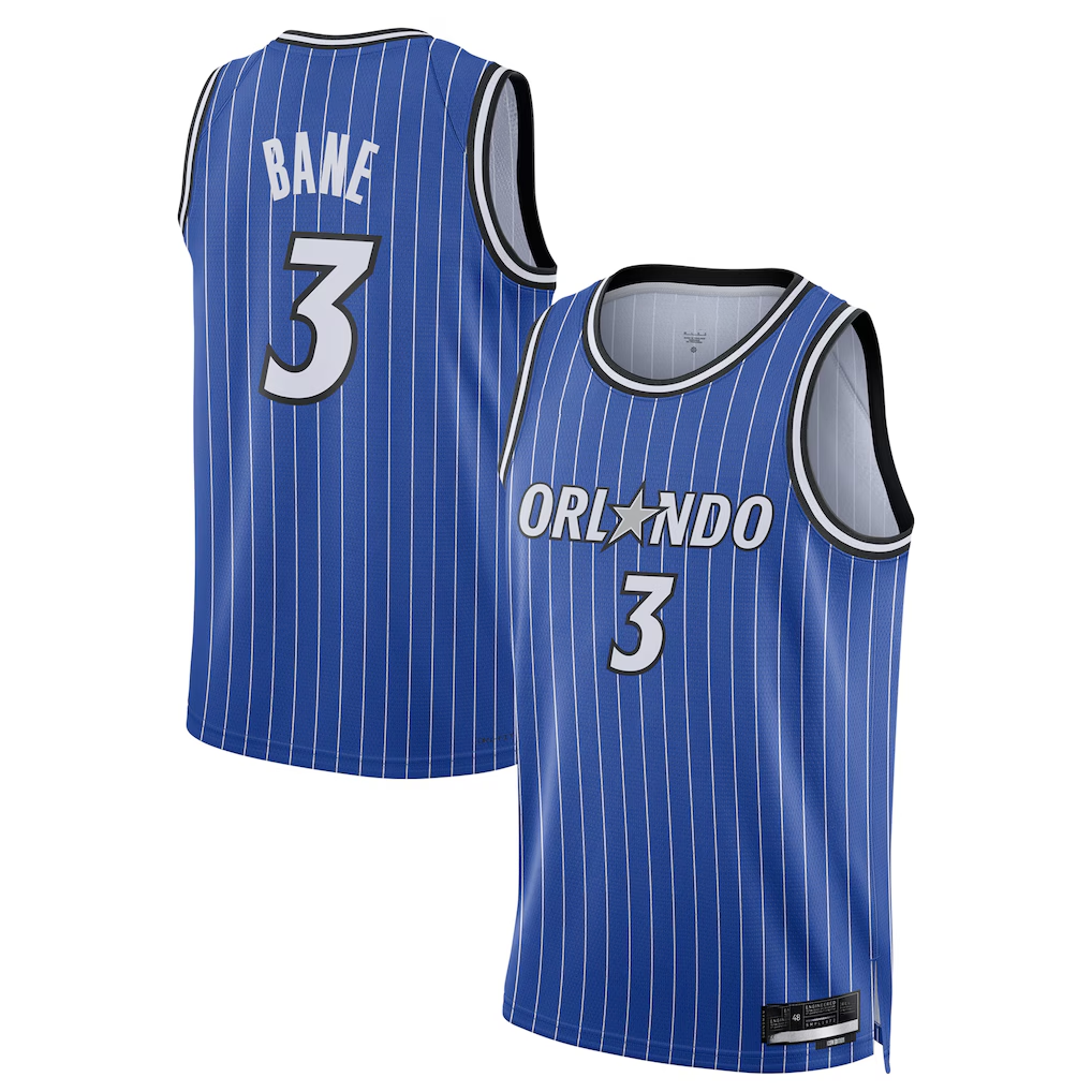 Punc O.Magic #3 Desmond Bane Blue Swingman Player Jerseys - Icon Edition