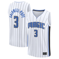 Punc O.Magic #3 Kentavious Caldwell-Pope White Fast Break Replica Player Jerseys - Association Edition