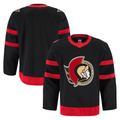 Punc O.Senators Black Home Authentic Pro Jerseys