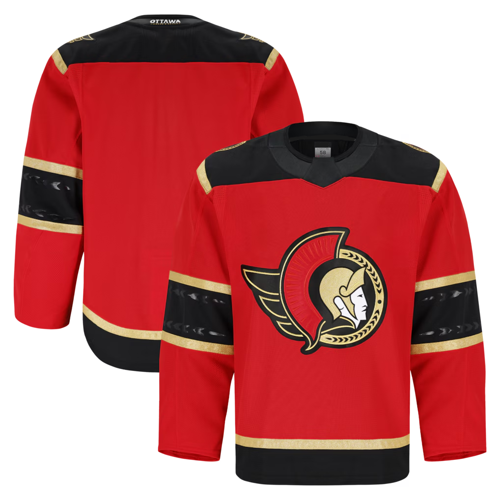 Punc O.Senators Red Alternate Authentic Pro Jerseys
