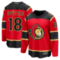 Punc O.Senators #18 Tim Stutzle Red Alternate Breakaway Jerseys