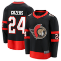 Punc O.Senators #24 Dylan Cozens Black Home Breakaway Jerseys