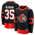 Punc O.Senators #35 Linus Ullmark Black Home Premier Breakaway Player Jerseys
