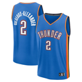 Punc OC.Thunder #2 Shai Gilgeous-Alexander Blue Fast Break Replica Player Stitched Stitched Jerseys-Icon Edition