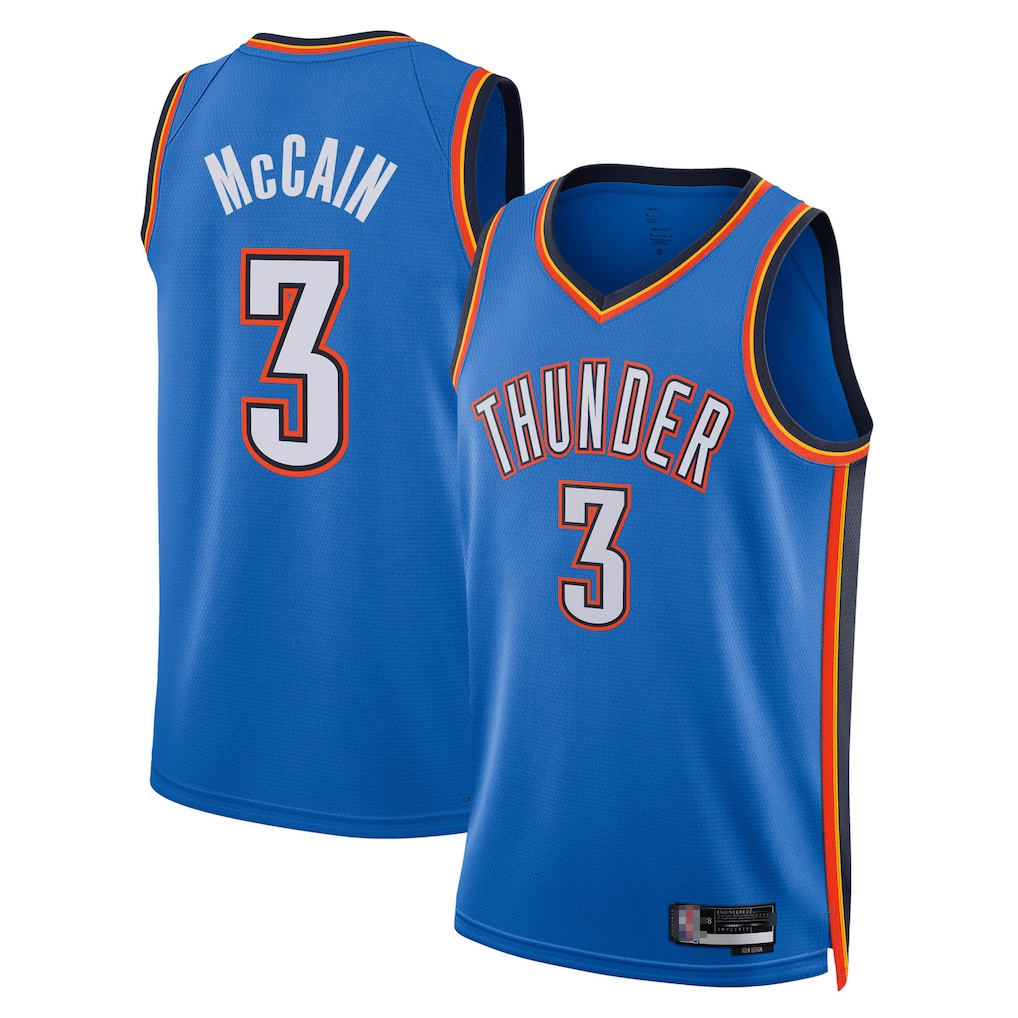 Punc OC.Thunder #3 Jalen Williams Blue Swingman Stitched Jerseys - Icon Edition