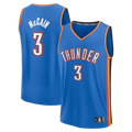 Punc OC.Thunder #3 Jared McCain Blue Fast Break Replica Stitched Jerseys - Icon Edition