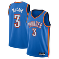 Punc OC.Thunder #3 Jared McCain Blue Swingman Stitched Jerseys- Icon Edition